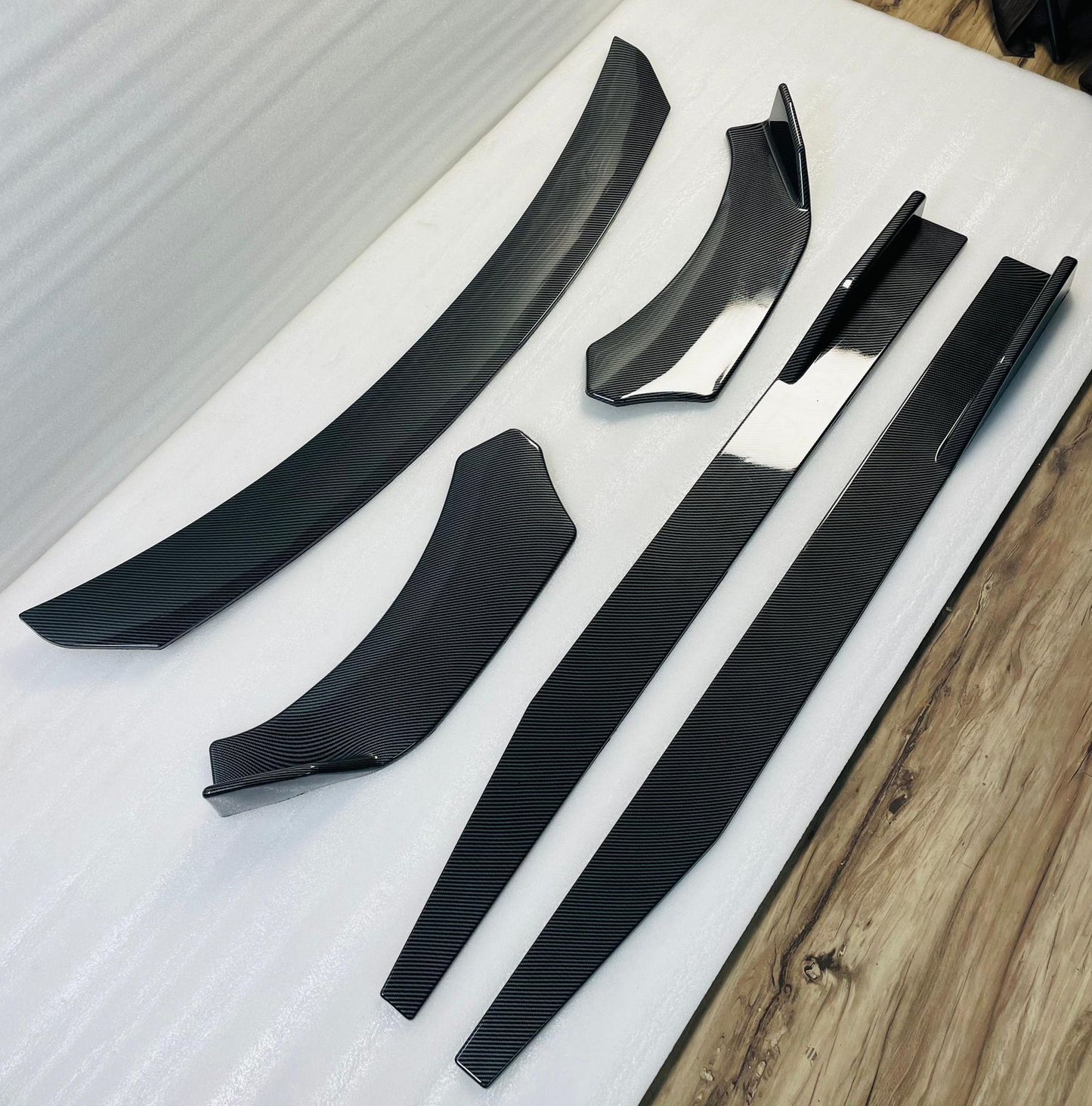 CARBON FINISH SPLITTERS SET OF 5PCS