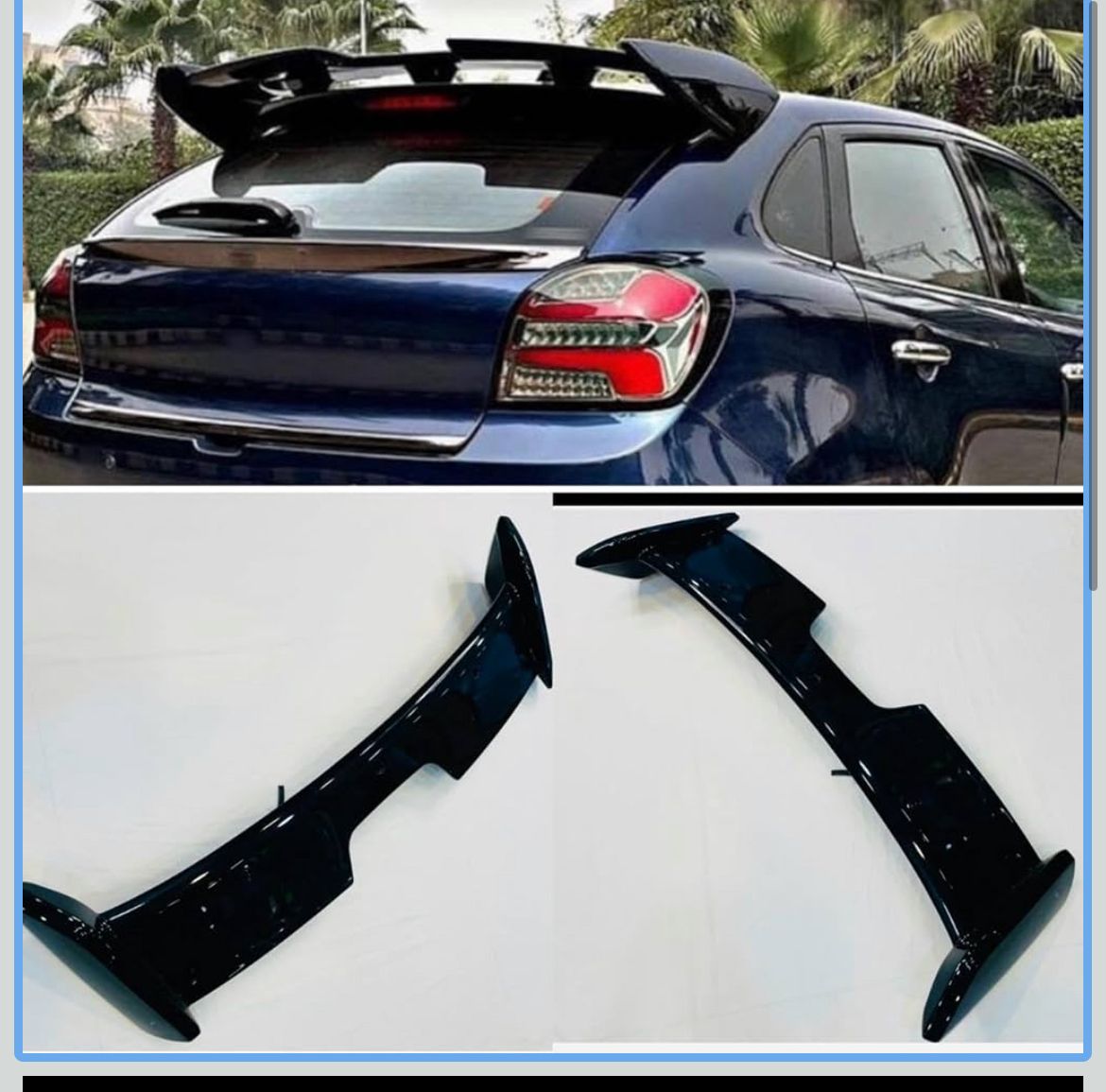 BALENO FRONX UNIVERSAL HATCHBACK SPOILER