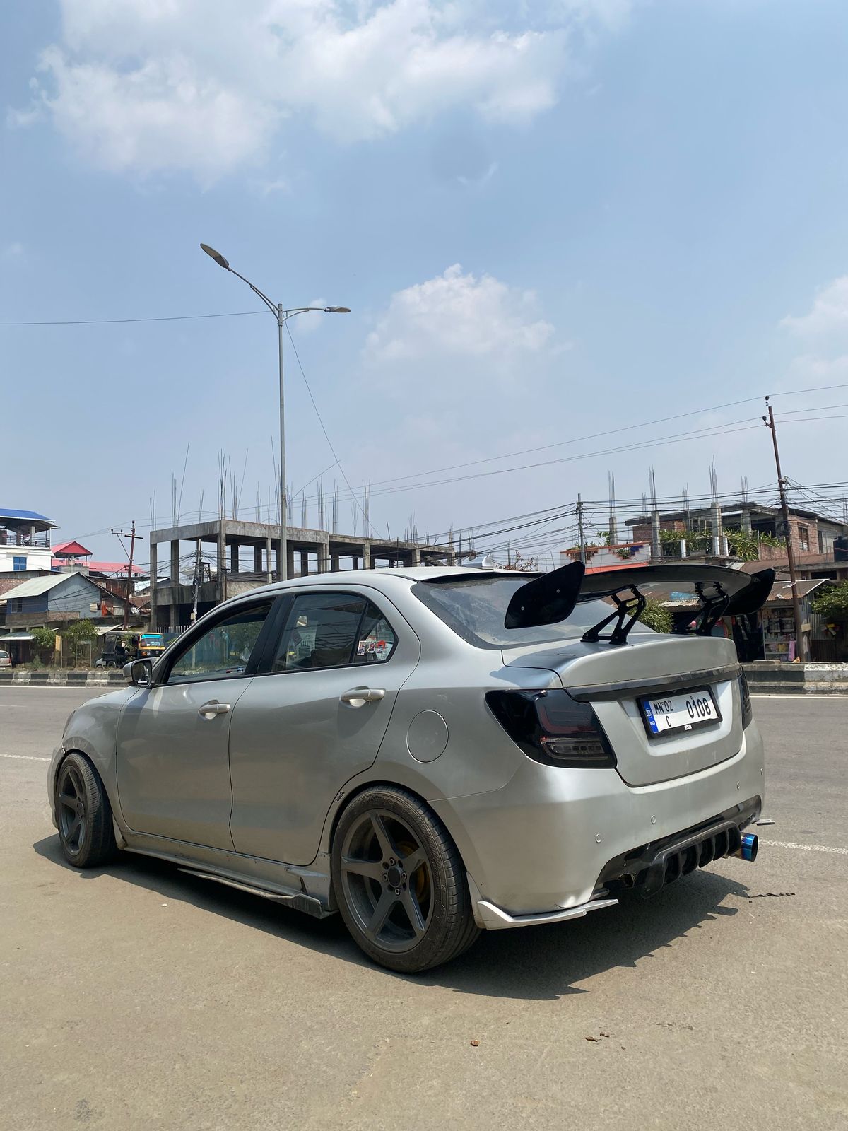 MAMMOTH BIG WING ABS+ALUMINIUM SPOILER