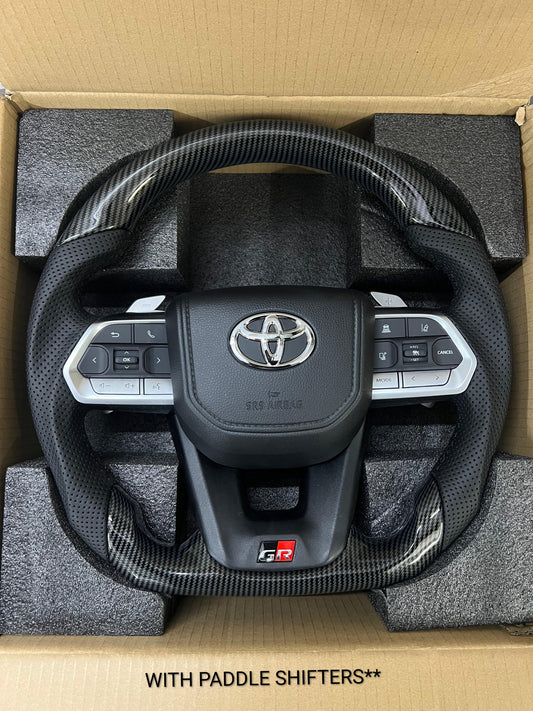 TOYOTA GR COPY CARBON STEERING WHEEL LC300 STYLE