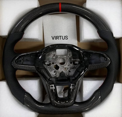 VOLKSWAGEN VIRTUS ORIGINAL CARBON FIBER STEERING WHEEL